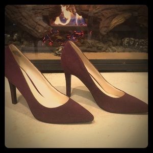 NWOT Nine West Deep Red Pumps, Size 8.5